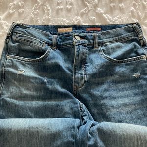 Anthropologie Pilcro Wide Leg Mid Rise Jeans.